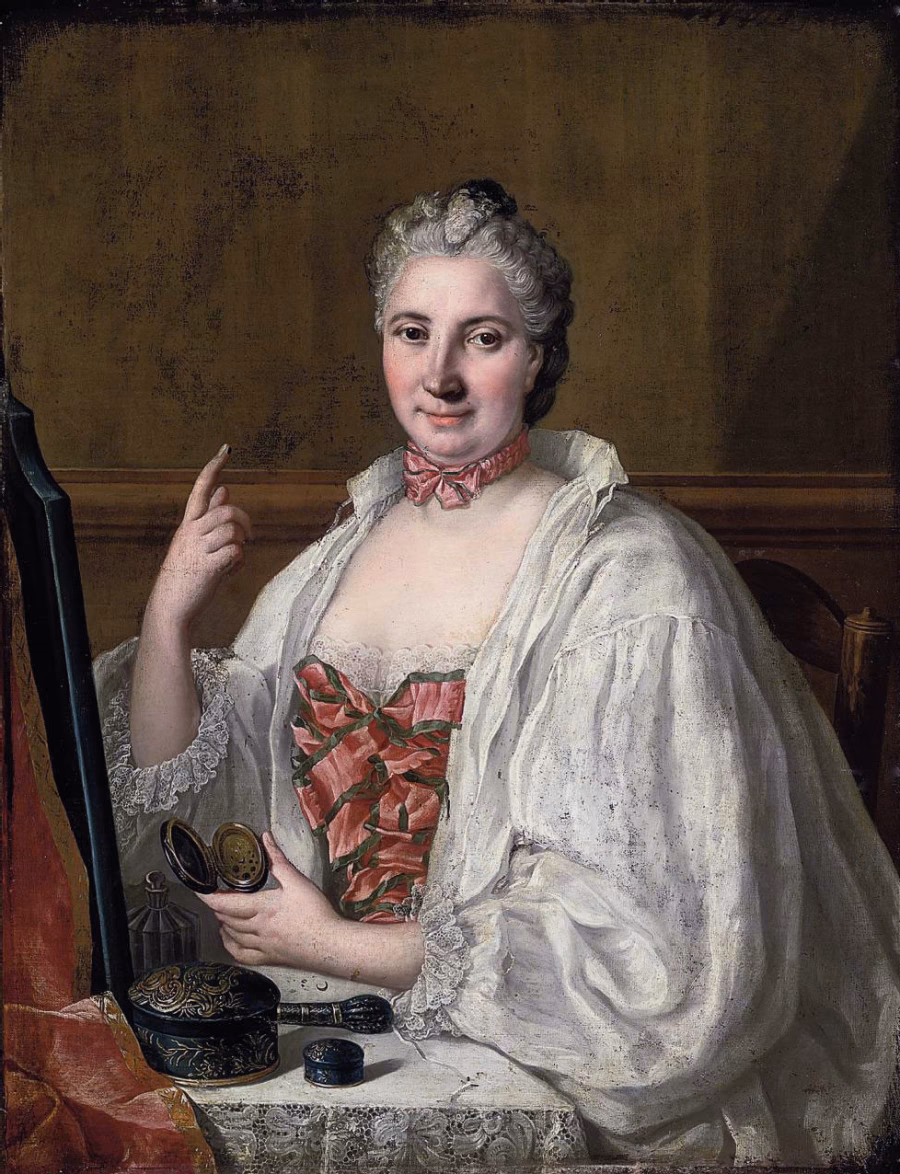 What was makeup like in the 1700s?