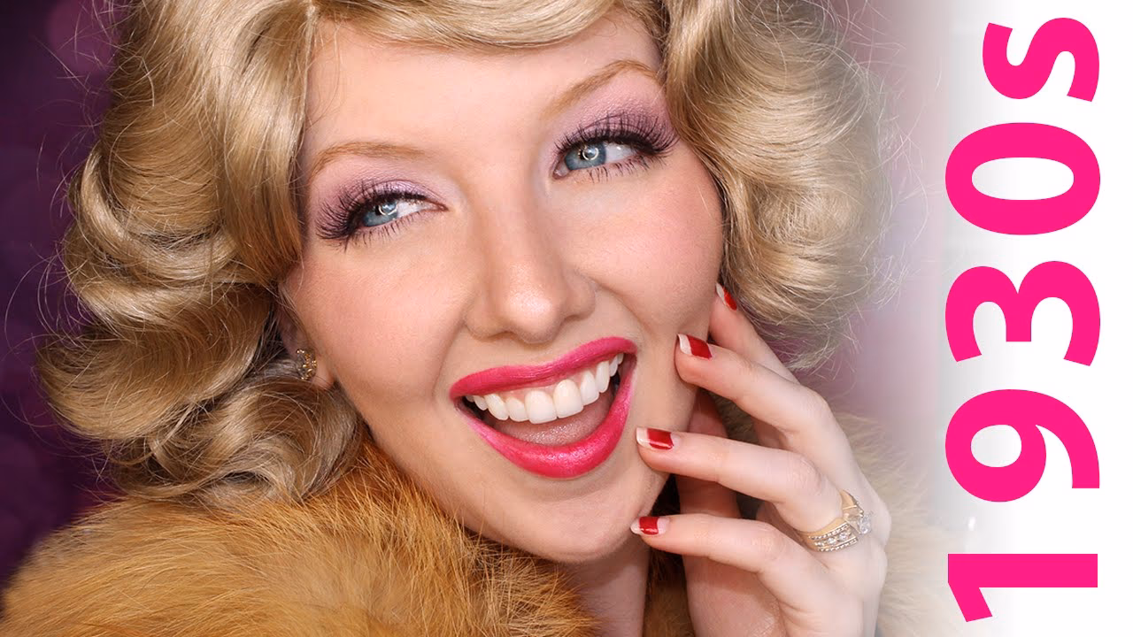 What were the popular lipstick colors in the 30S?