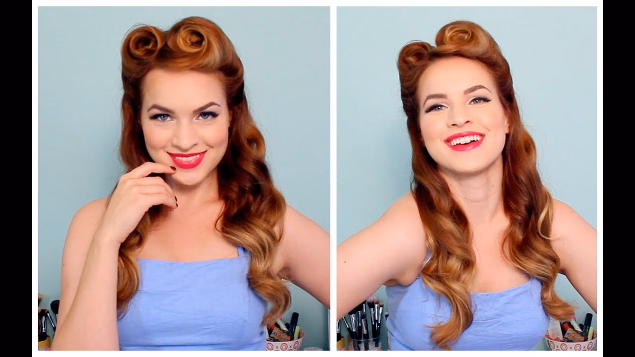 How did they wear their hair in the 50's?