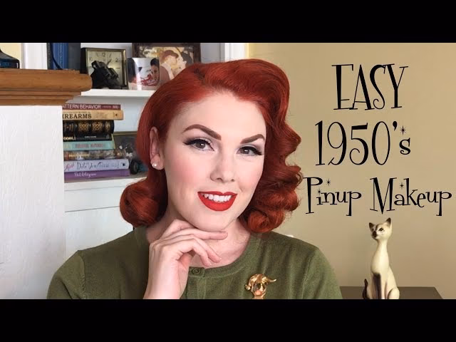 What was popular makeup in the 50s?