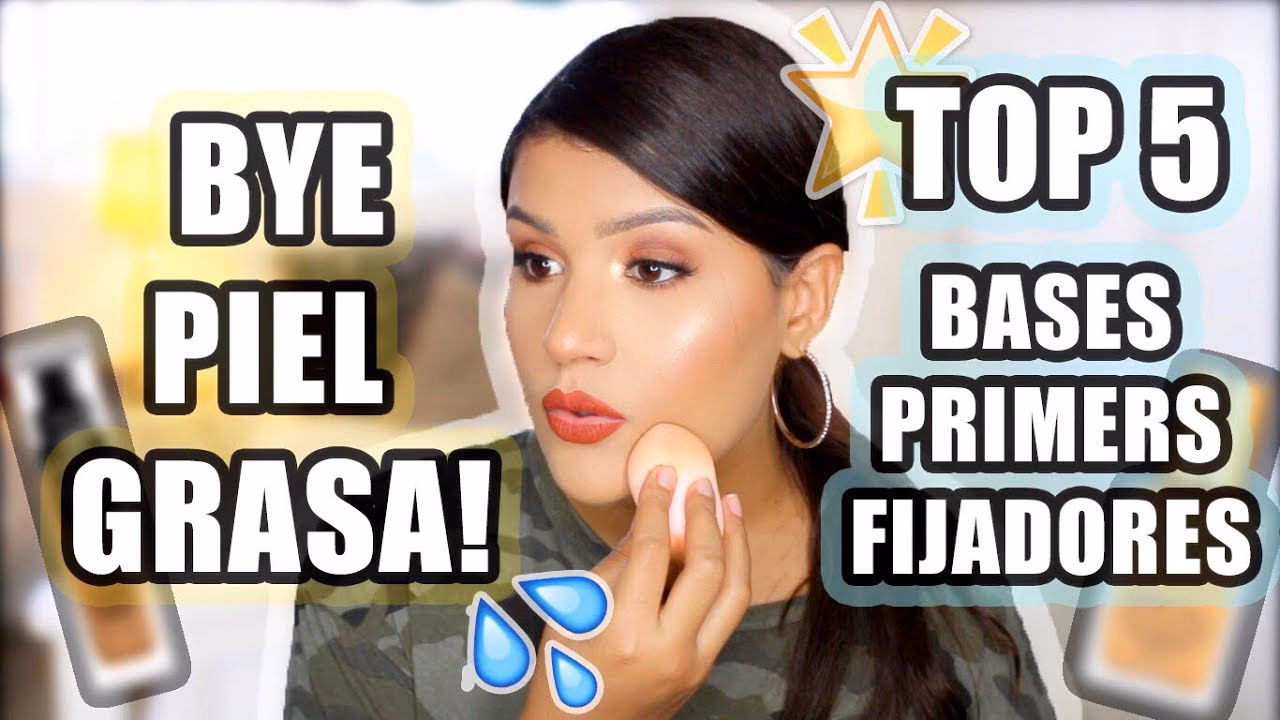 ¿Qué base de maquillaje usar si tengo piel grasa?