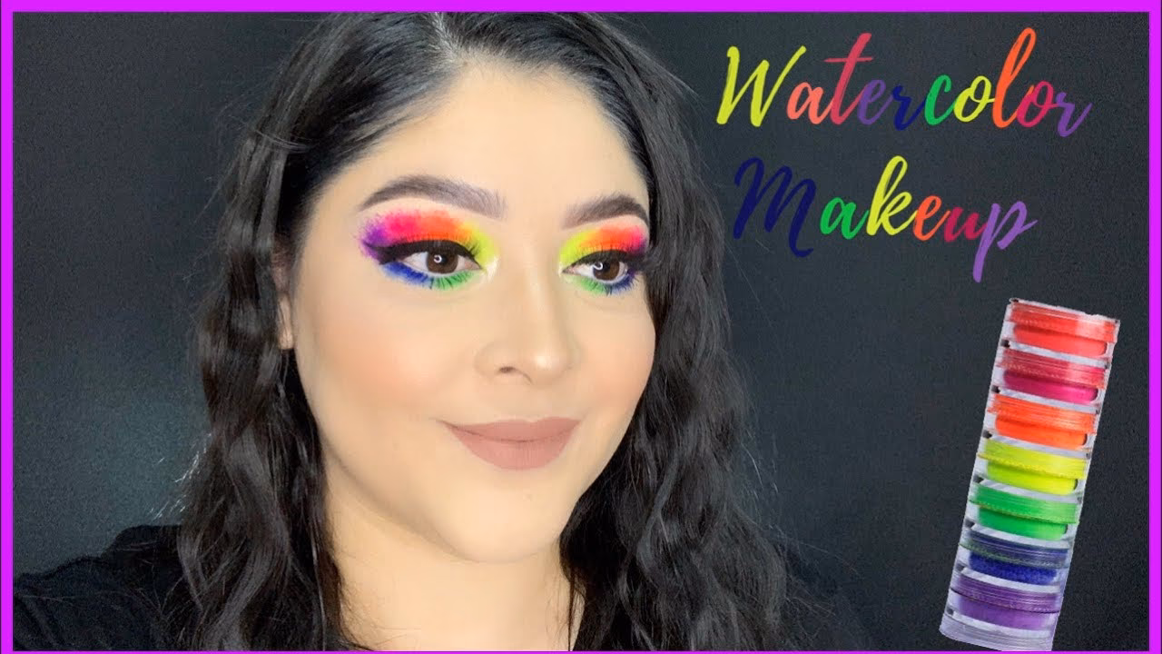 ¿Qué es el maquillaje de acuarela?