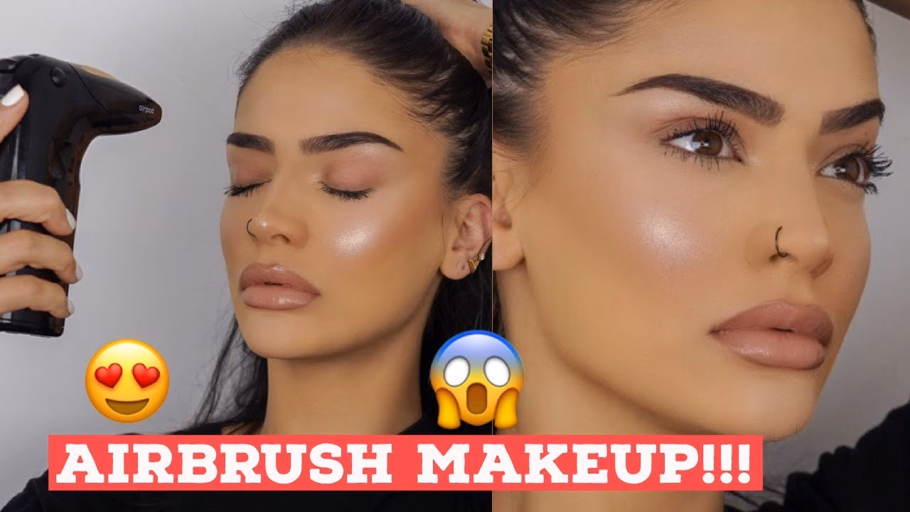 How do I prepare my face for airbrush makeup?