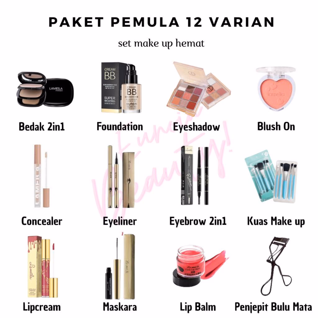 Alat make up untuk pemula apa saja?
