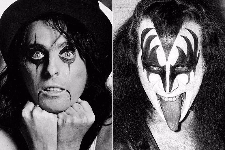 What kind of makeup does Alice Cooper wear?