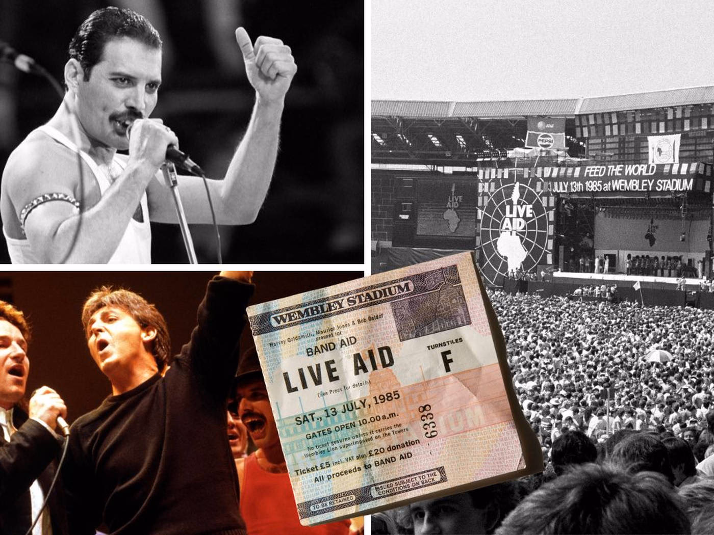 Did they turn up the volume for Queen at Live Aid?