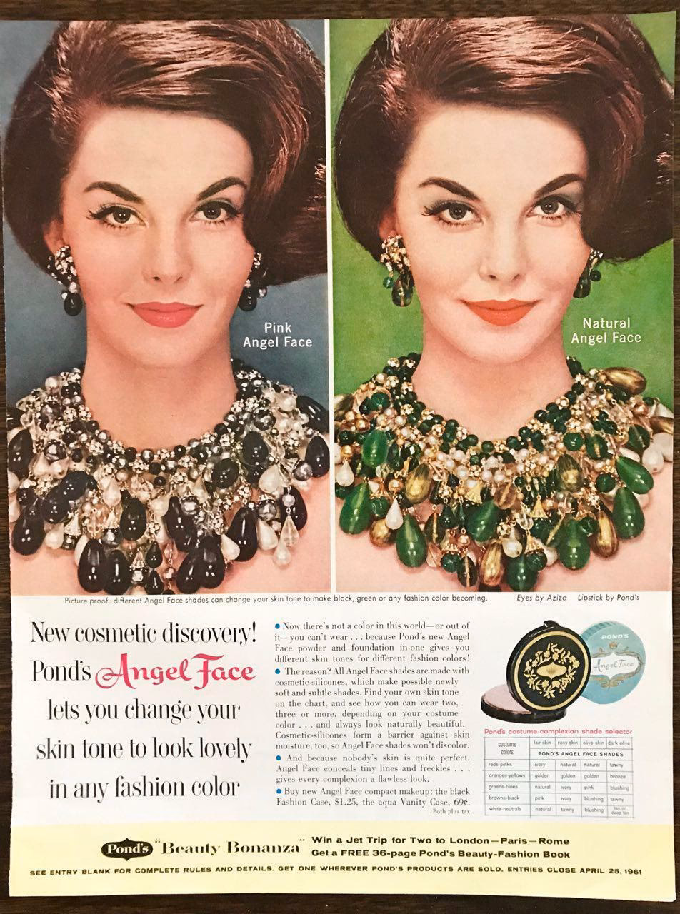 What are the ingredients in ponds angel face powder?