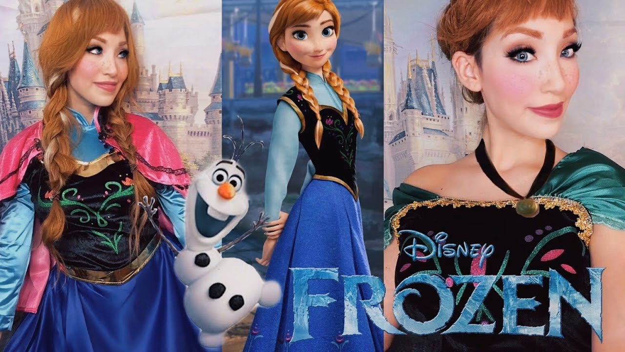 Does Anna from Frozen wear makeup?