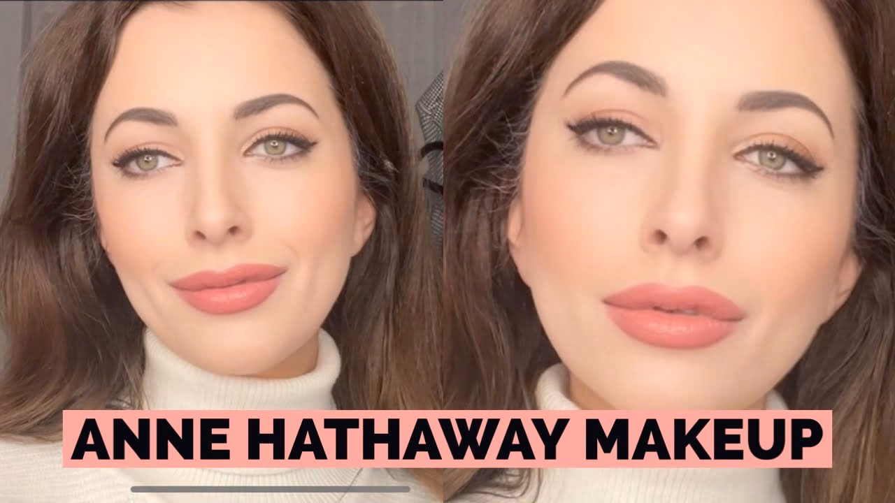 Does Anne Hathaway have downturned eyes?