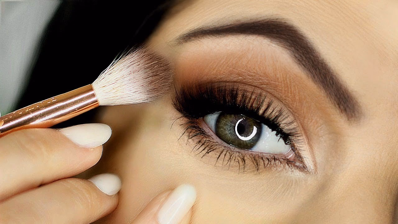 How do you apply eye makeup when you can't see?