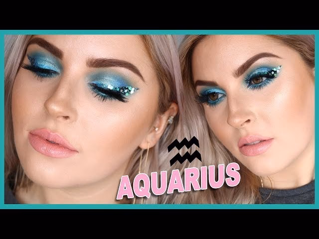 How should Aquarius do makeup?
