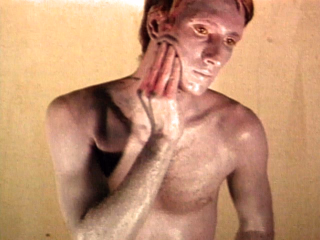 How does Bruce Riley make his art?