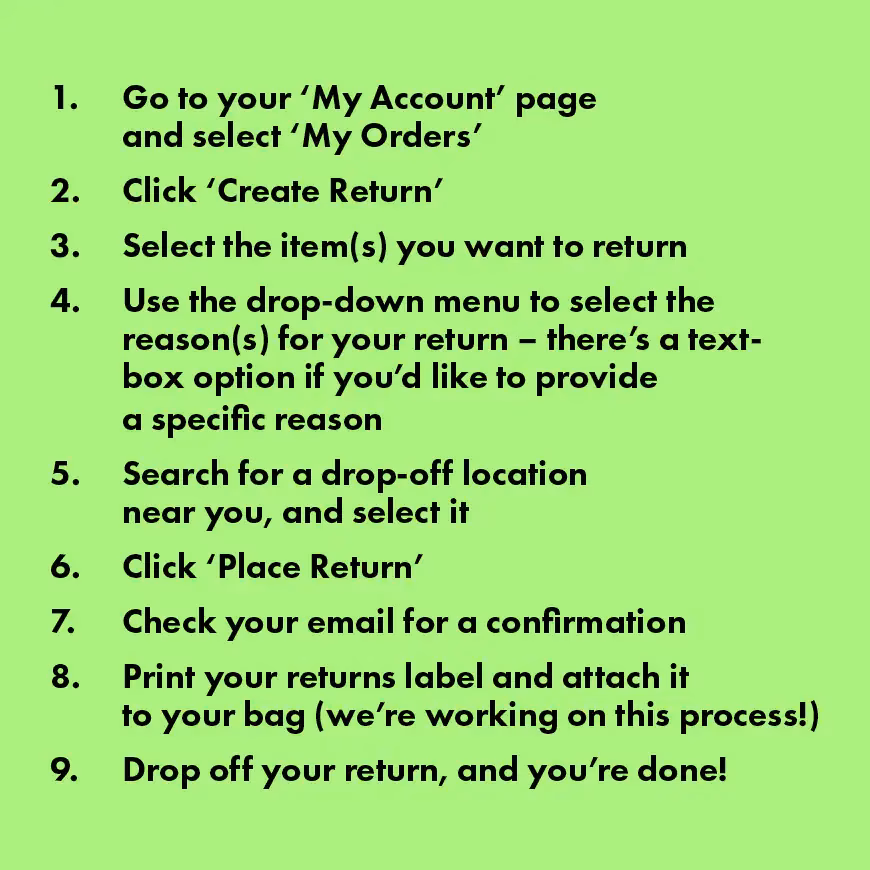 Does ASOS do full returns?