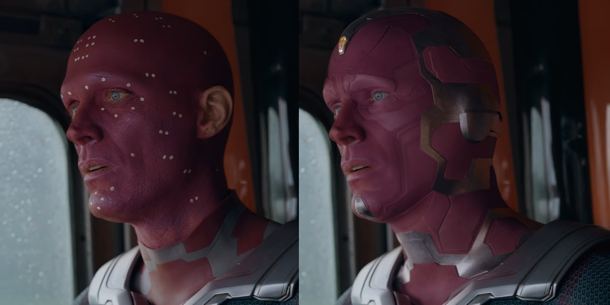 What is Vision made of in Avengers?