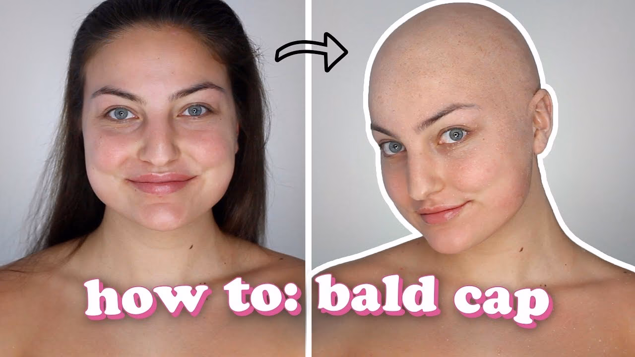 Can you put makeup on a bald cap?