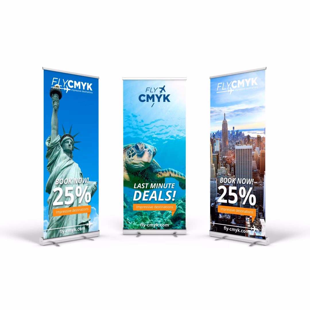 How to design a rollup banner?