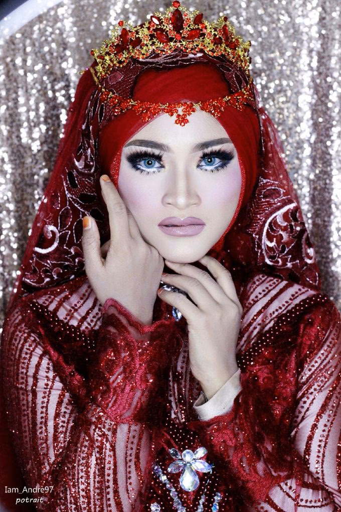 What is glam wedding makeup?