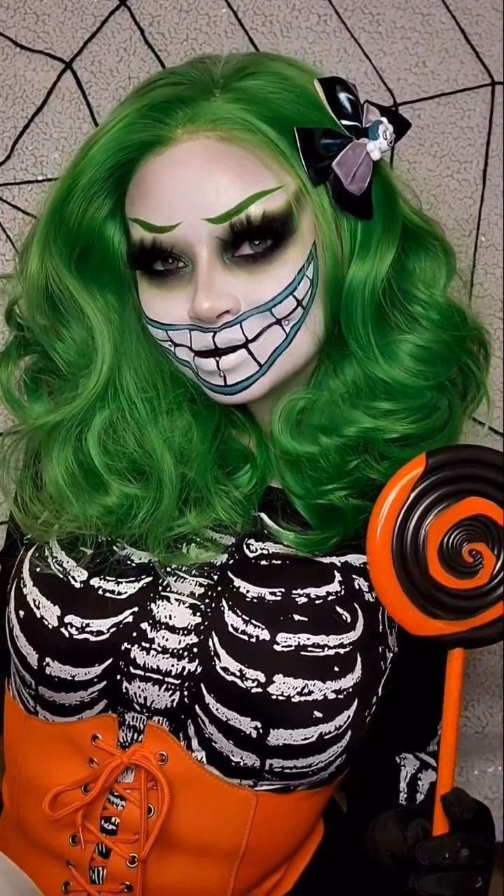 What color is barrels hair from Nightmare Before Christmas?