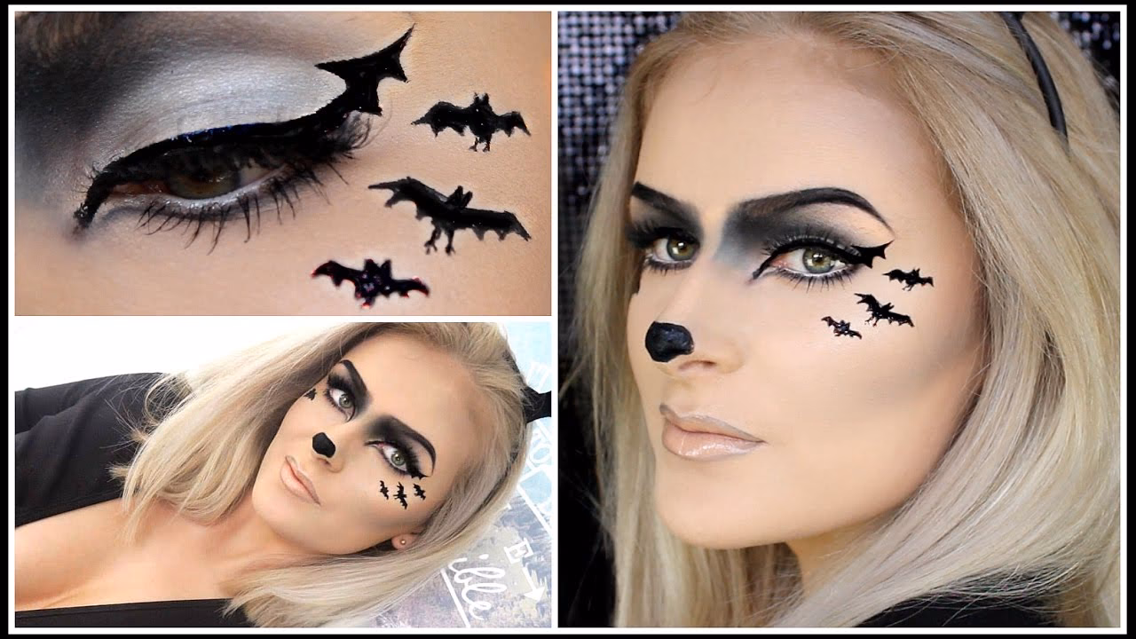 How to make a bat makeup?