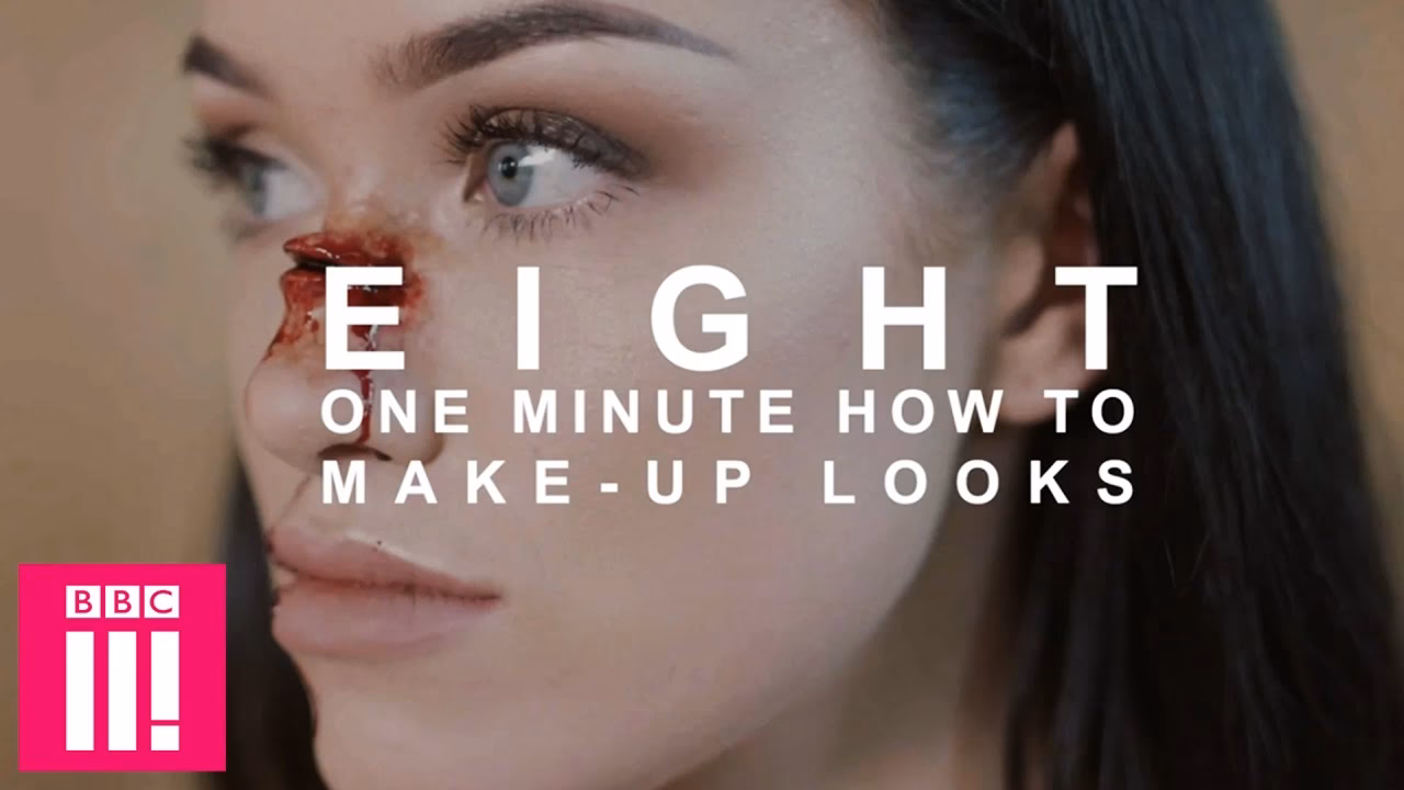 How do you apply makeup to a TV?