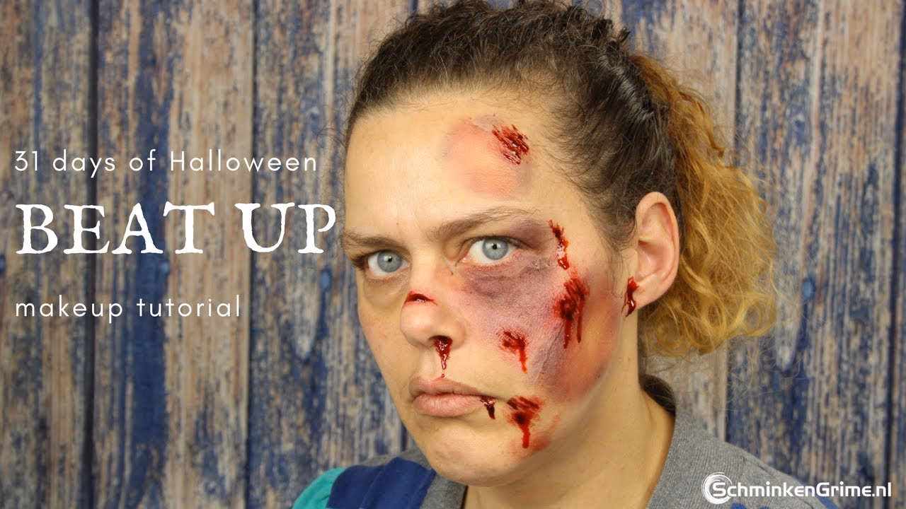 What does "beat up face" mean?