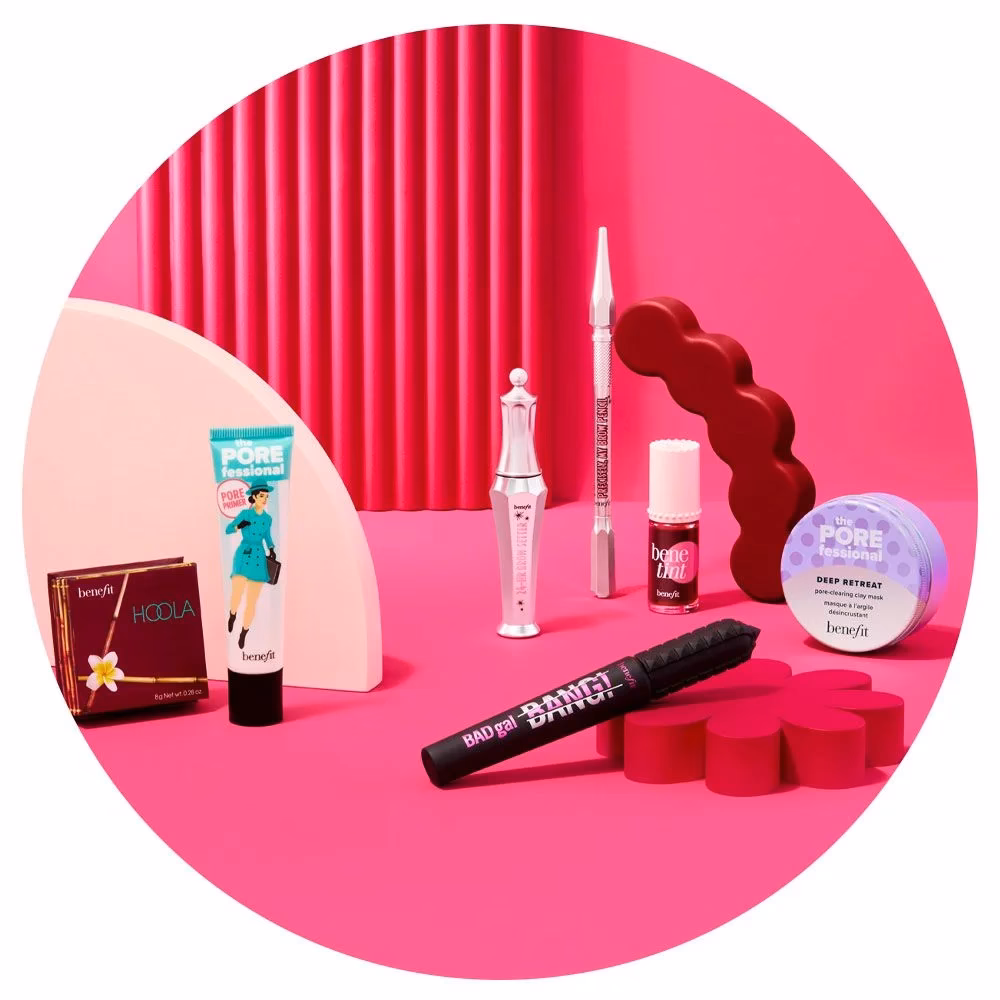 How many locations does Benefit Cosmetics have?