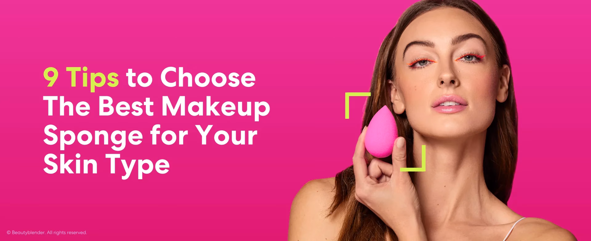 What blender is best for under eye concealer?