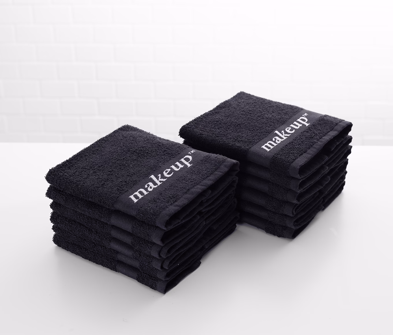 How to get black makeup out of white towels?