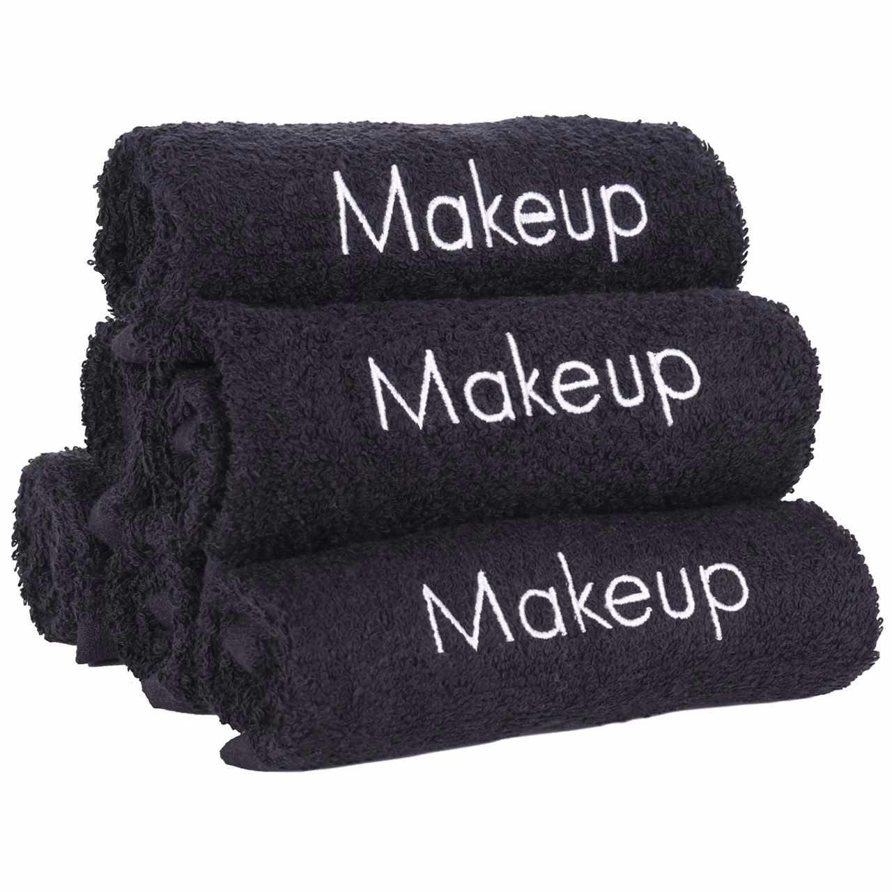 What color towels are best for makeup?