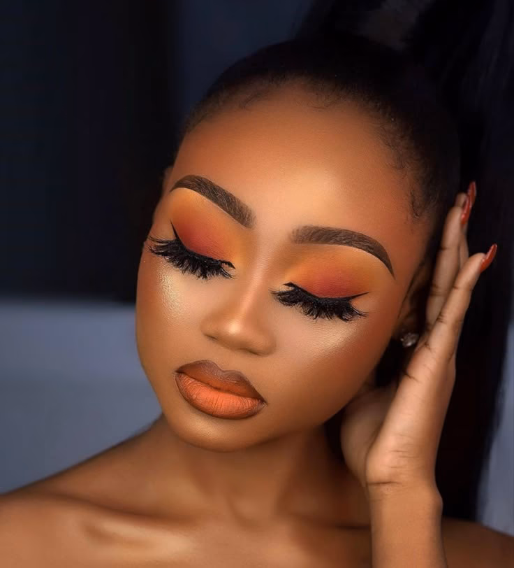 Is orange blush good for dark skin?