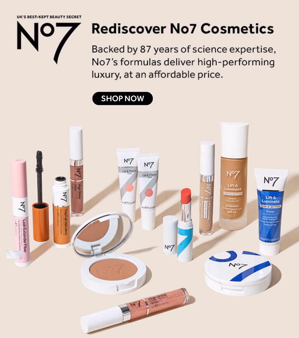 What is Boots' own makeup brand?