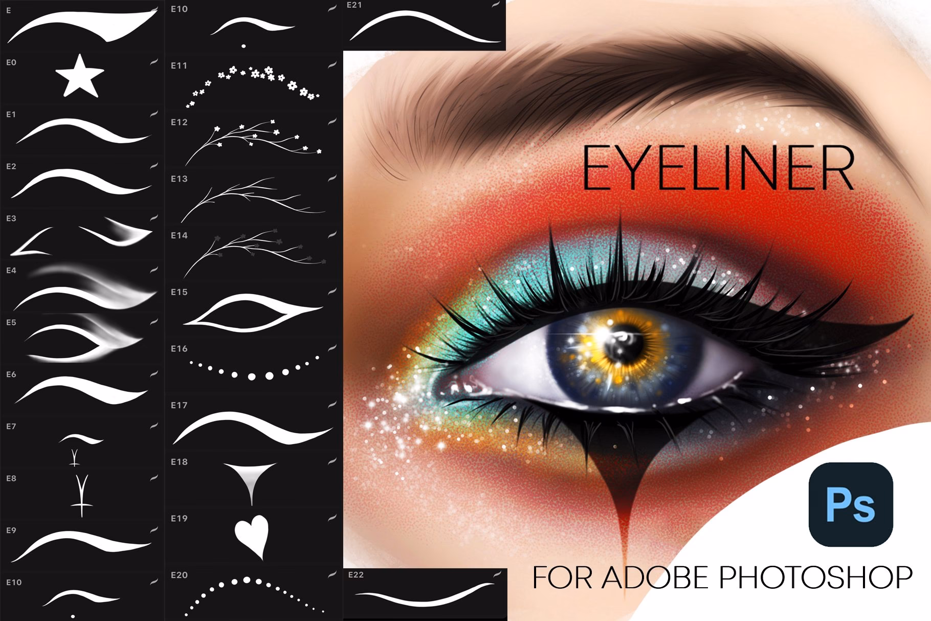 How do you make a brush effect in Photoshop?