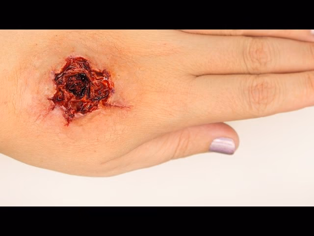 What happens when a bullet hits your hand?