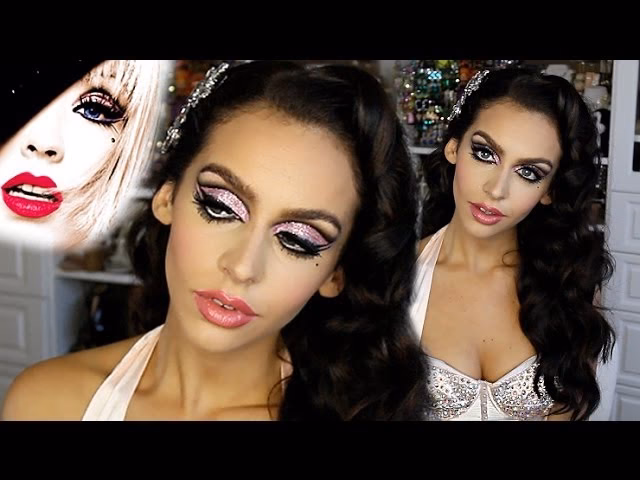 What makeup did Christina Aguilera wear in Burlesque?