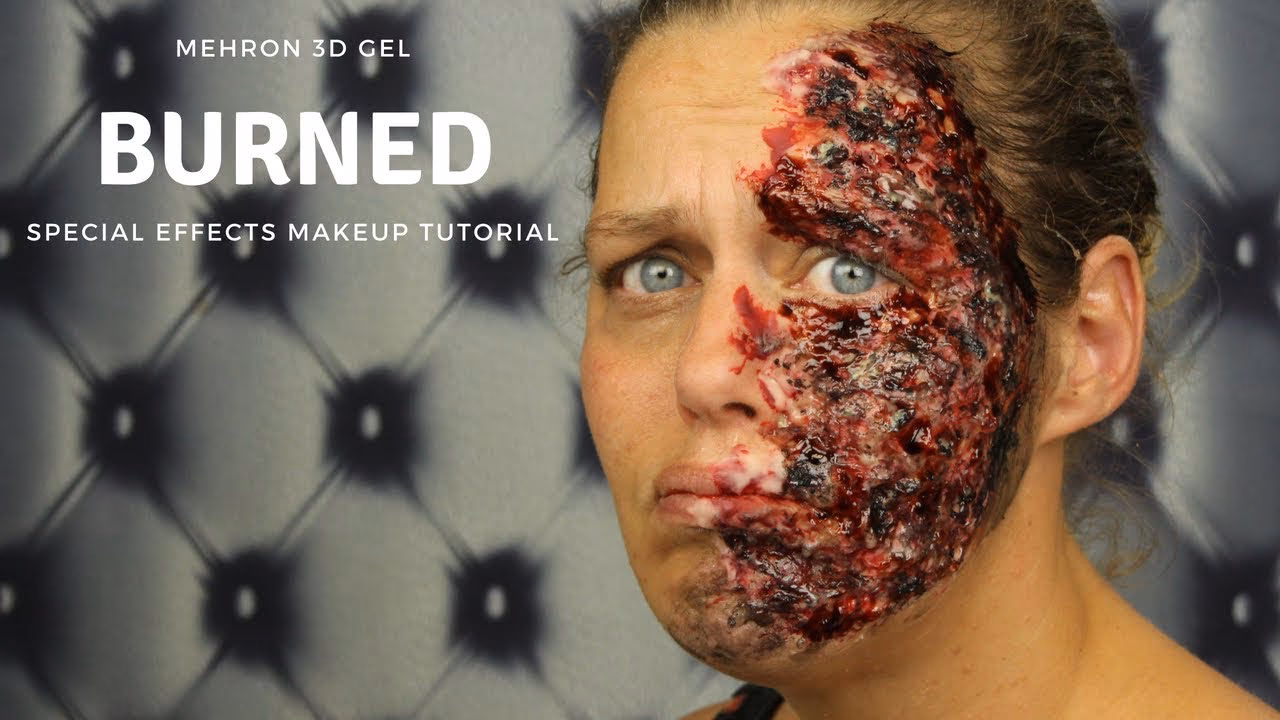 Can burn victims wear makeup?