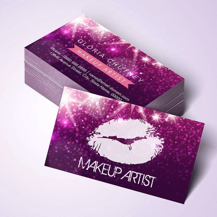 What do you put on a beauty business card?