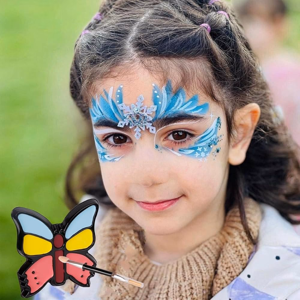 How to do a butterfly with makeup?