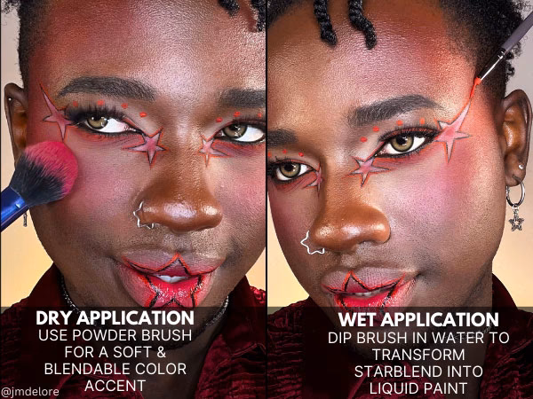 What is cake face makeup?