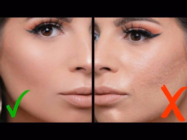 What does caked up makeup mean?