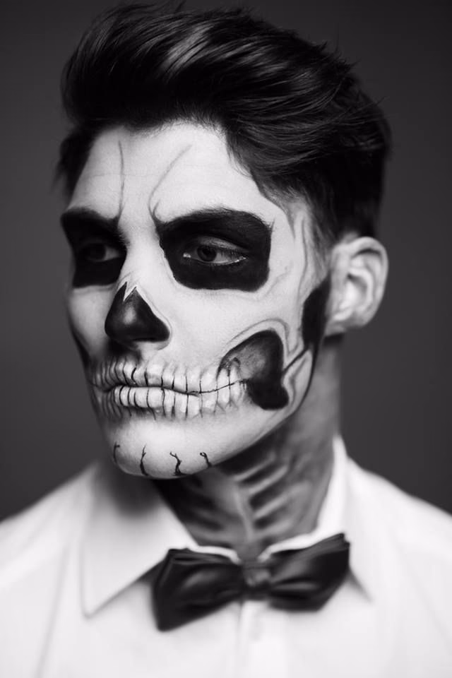 ¿Qué maquillaje usar para la cara de calavera?