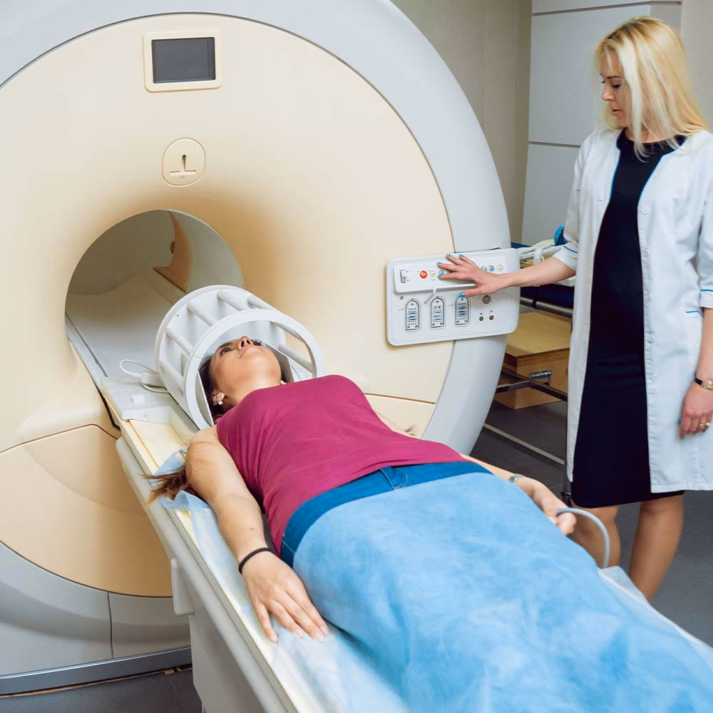 Can I wear face lotion during MRI?