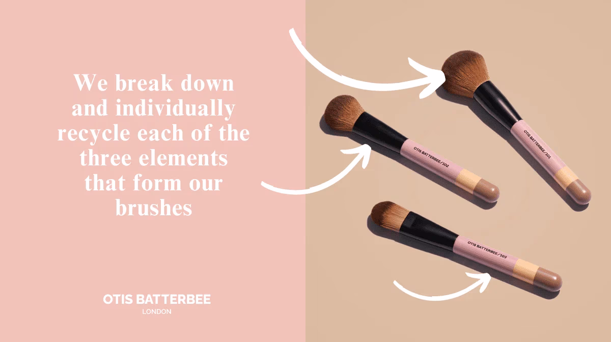How do you recycle brushes?
