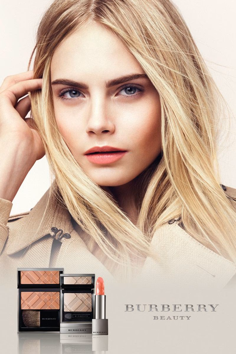 Who is the model for Burberry perfume?