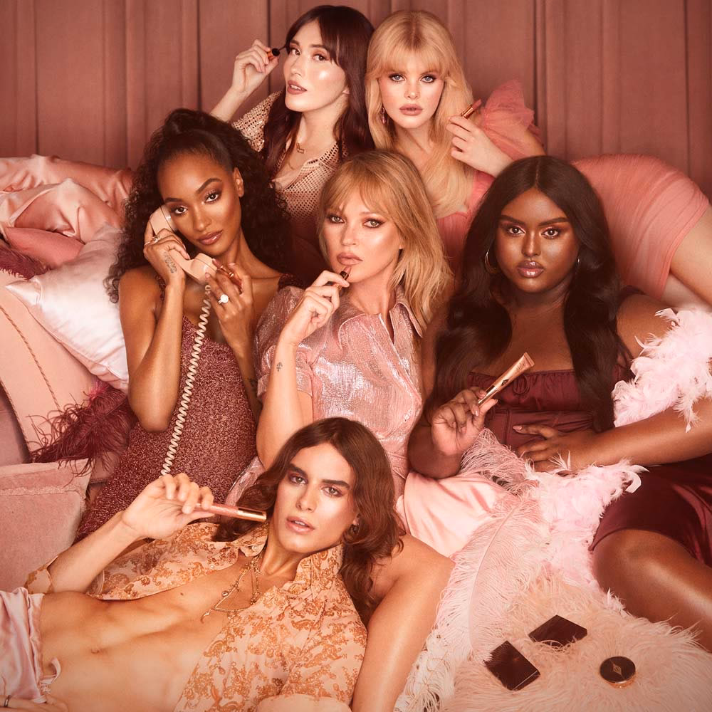 Who are the models in the new Charlotte Tilbury advert?