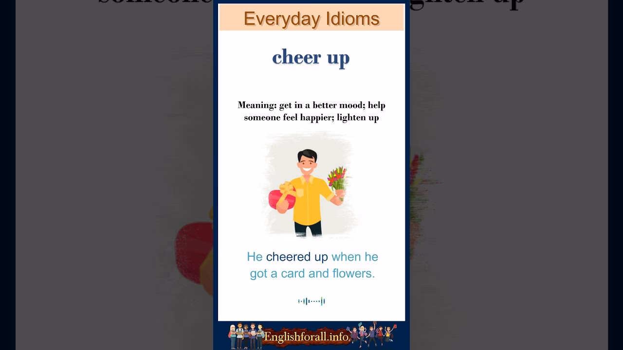 What is a good sentence for cheer?