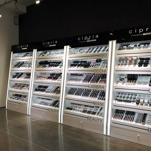 What makeup fills in lines?