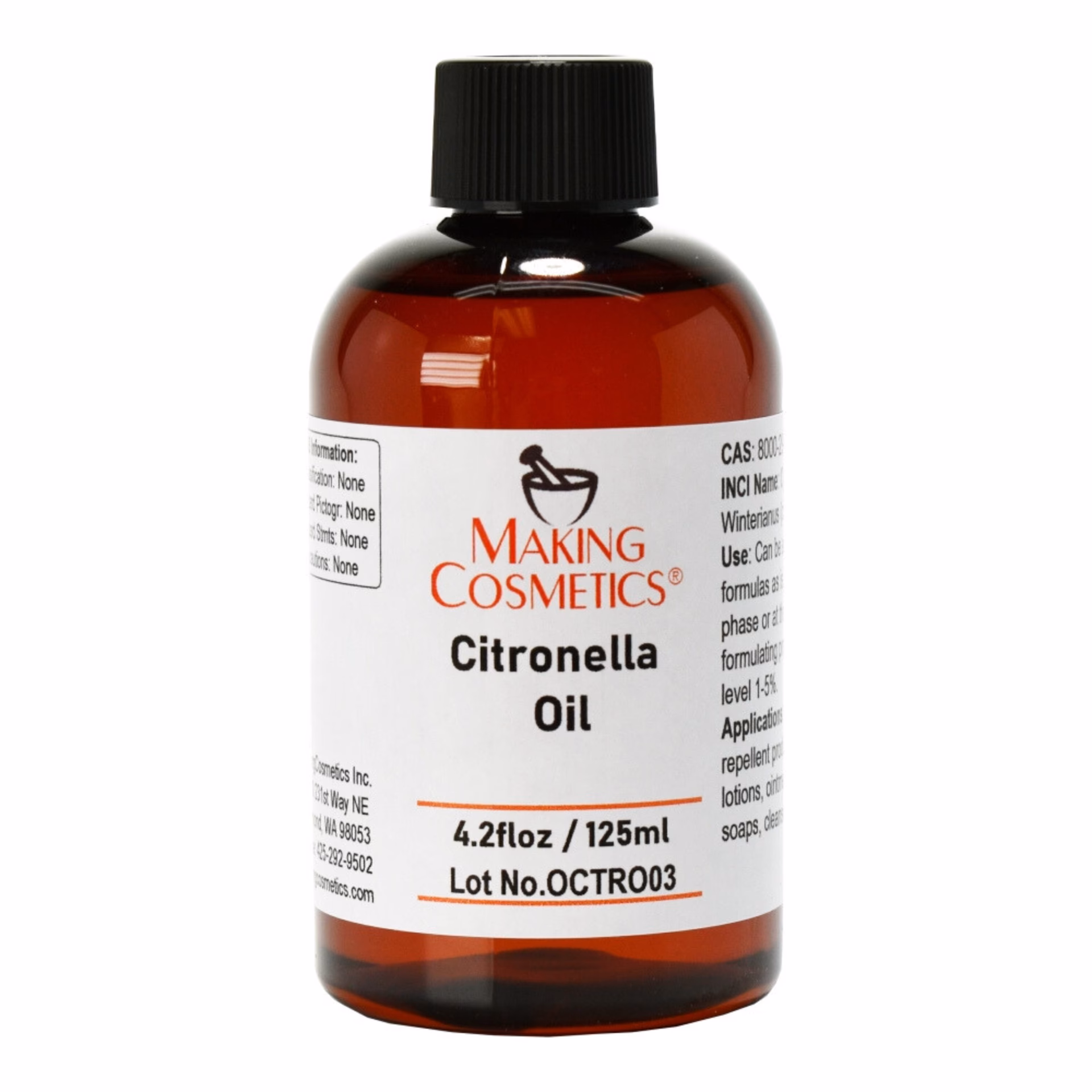What does citronella do for the body?