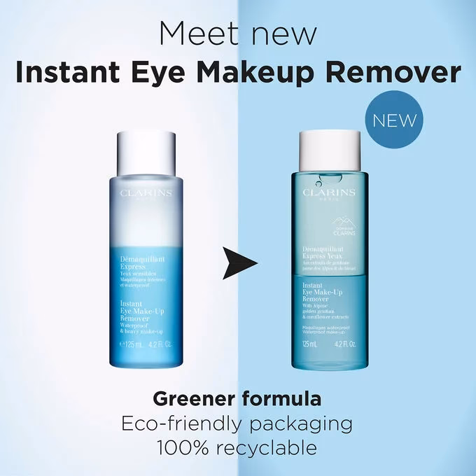 How do you use Clarins Instant eye makeup remover?