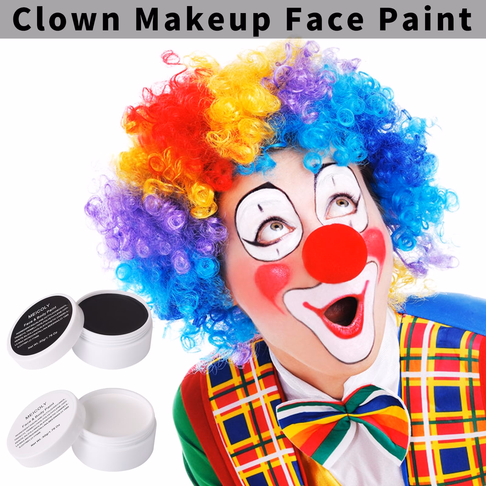 What are the classic clown colors?