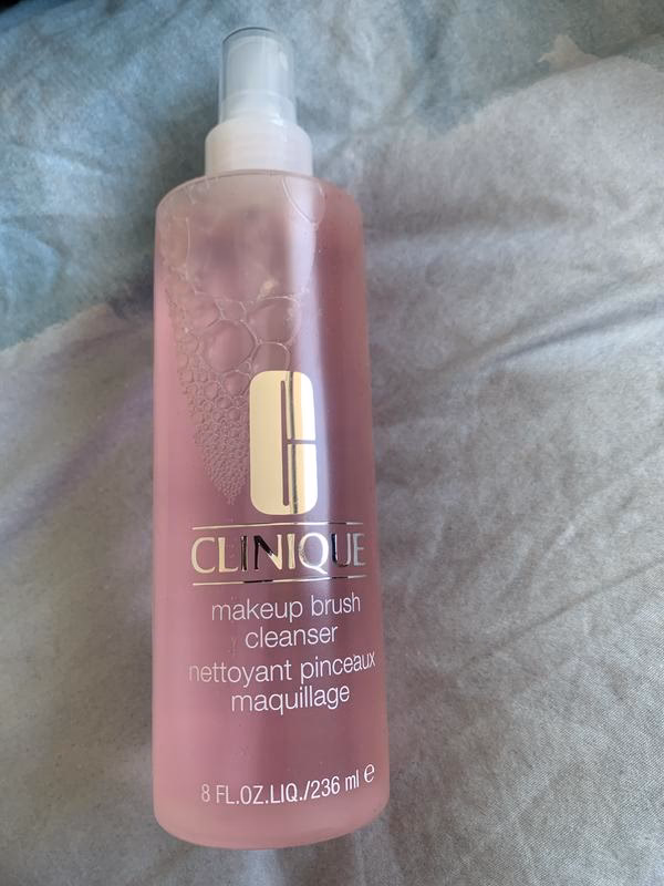 What are the ingredients in Clinique makeup brush cleaner?